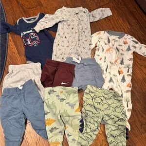 6m Bundle Clothing Set with Animal and Vehicle Prints